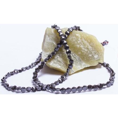 4 mm Oyster Hematite Natural Stone