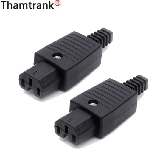 New arrival 220V DC/AC power jack terminal 3pin AC/DC plug power connector wire connector male to female