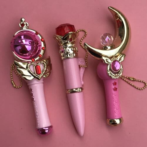 Original Edition Japan Anime Accessories Prop Sailor Moon Tsukino Usagi Moon Magic Wand Star Moon Wands Cosplay Accessories Gift