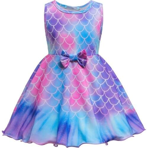 Girls Dress Elegant Children Party Princess Dress Fancy Wedding Birthday Party Prom Vestidos Wear Kids Bow Dresses for Girls