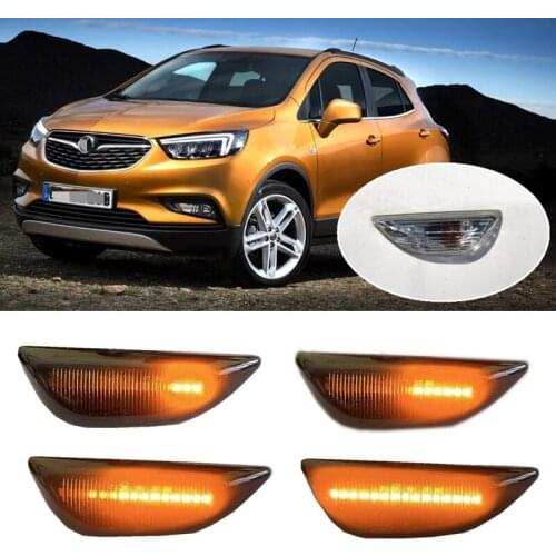 Suitable for Chevrolet Trax Opel Vauxhall Mokka X Dynamic LED Indicator Side Marker Signal Light Repeater