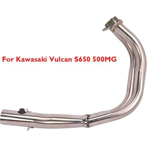 Motorcycle Exhaust System Header Connect Link Tube Pipe Stainless Steel Connection Link for Kawasaki Vulcan S650