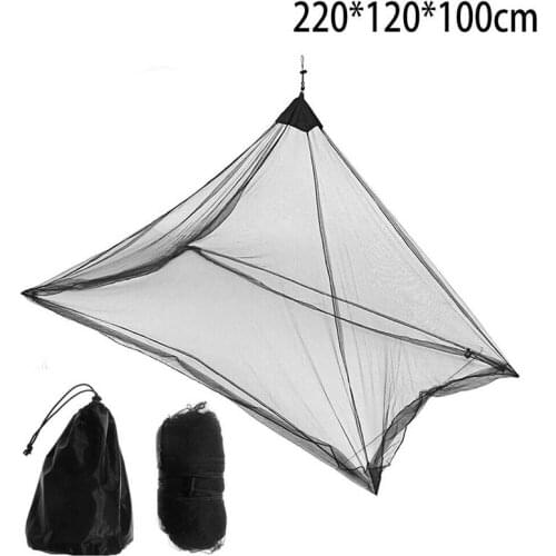 Mosquito Net Black Foldable Netting Tent Keep Insect Away Outdoor Fishing Hiking Inner Tent Summer Mesh Body Inner Mosquito Tent