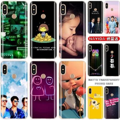 Soft Silicone Case For Xiaomi Redmi 9A 8A 7A Note 10 9 8 7 6 5 Pro Max 10s 9s 9T 8T Cover Handsome little brother