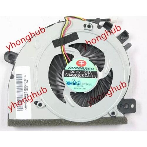 SUPERRED CHA5605CS-OA-FH8 DC 5V 0.50A 3-wire Server Laptop Cooling Fan