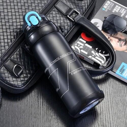 New Design Double Wall Stainless Steel Vacuum Flasks 1L Thermos Cup Coffee Tea Milk Travel Mug Thermo Bottle Gifts