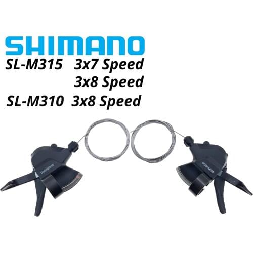 Shimano Altus SL-M315 Bike shifter lever 3x7 3x8 Speed 21S 24S Shifter Trigger Rapid Fire Plus Shifter Cable M315