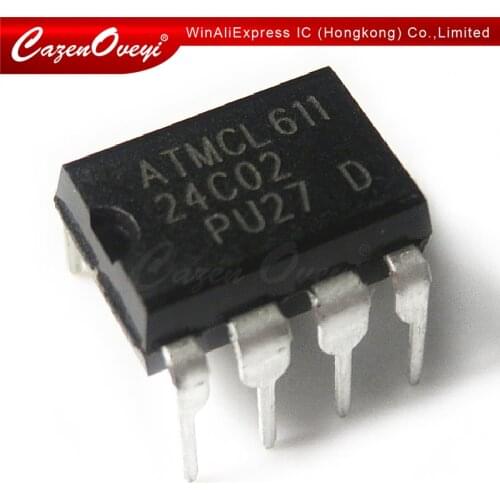 10pcs/lot 24C02 24C02N 24C02AN 24C02BN 24C02WP AT24C02 AT24C02AN AT24C02BN DIP-8 In Stock