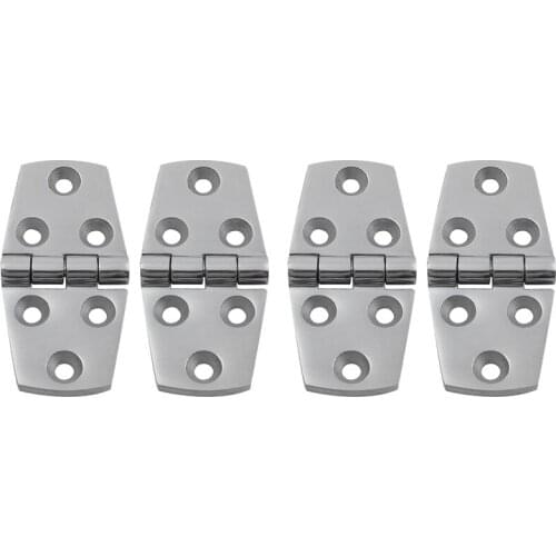 Marine 4 Pieces Stainless Steel Strap Hinge Door Hinge For Marine Boat Yacht 76 X 38 Mm Rafting Boating Accessories,Boat Marine