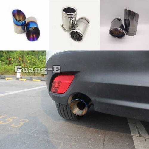 Car Muffler Back End Pipe Exhaust Tip Tail Outlet Vent For Mazda 3 Axela 2019+/CX-30 2019+/CX-5 2012-2021/CX-8 2018-2021 2pcs