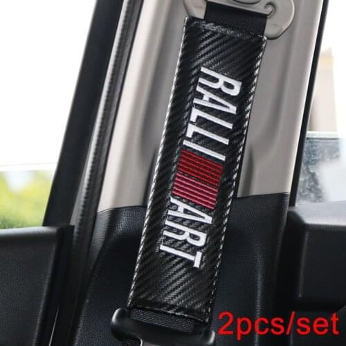 Car Styling Seat Belt Cover Pad fit for lancer asx outlander pajero l200 mitsubishi galant Car-styling