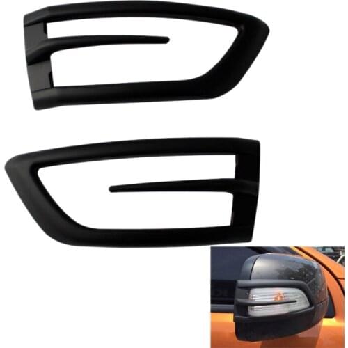 For Ford Ranger T7 Everest Endeavour 16-19 Car Rearview Mirror Decoration Sticker Rear View Lights Decorative Frame