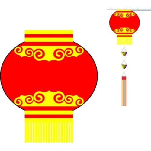 Lantern Single line kite adult wind pointer Children outdoor games kites for adults parplan Flying toys breeze giant show kite