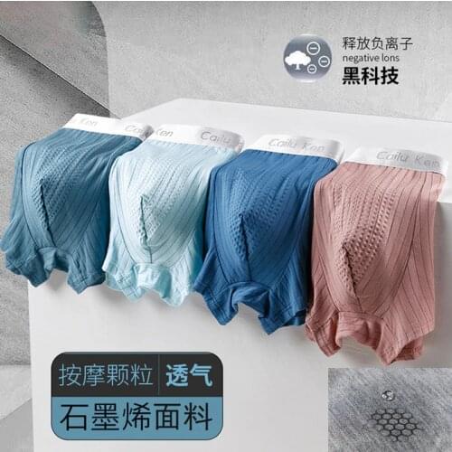Hot Underwear Men Cotton boxer Homme Brand Mens Underpants Male Panties Breathbale shorts U convex pouch men plus Size L-3XL