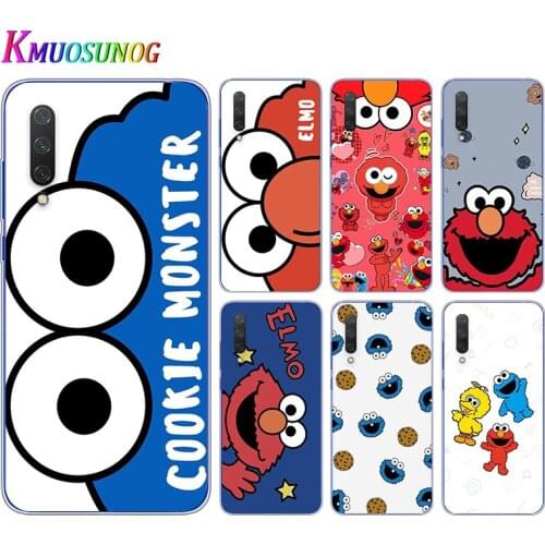 Cute Sesame Street Cookie Elmo For Xiaomi Mi 11i 11 10i 10T 10 9T 9SE 9 8 A3 CC9 CC9E Note 10 Lite Pro Ultra Soft Phone Case