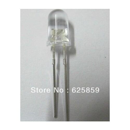 70* F5 led Assorted kit Red Blue Green Yellow Pink Purple White + 1/4 resistor