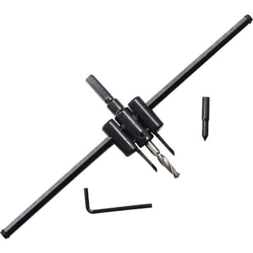 Adjustable Metal Wood Circle Hole Saw Circle Cutter Drill Bit Kit DIY Tool For Woodworking Saw Round Cutting Blade Aircraft Type