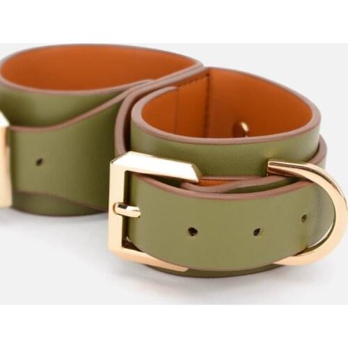 PU Leather Handcuffs For Sex Restraints Bondage Bracelet BDSM Woman Erotic Adult Cosplay Sex Toys For Couples Women S0945