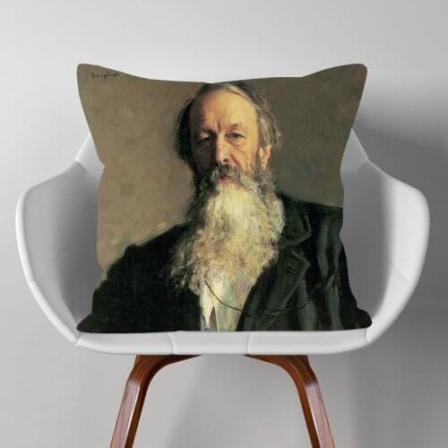 Russian Critical Realism Painter Ilya Repin Cushion Covers Famous Paintings Gallery Art Decorative Pillow Case