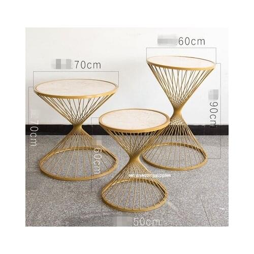 New style Wholesale gold mental with Acrylic Display Plinth Stand for Wedding and Birthday Party senyu1912