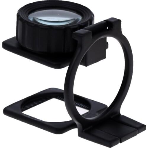 2 Lens Optical Glasses 15X Focusing Loupe Magnifiers for Stitch and Thread Counting Jewelry Design Repair Tools