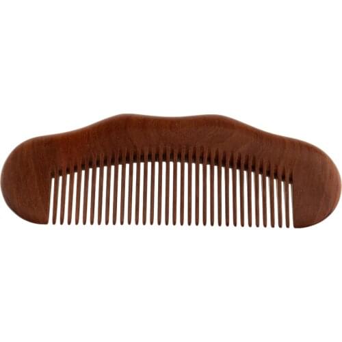 Natural Peach Wood Comb Anti Static Hair Care Combs Head Massage Fine Teeth