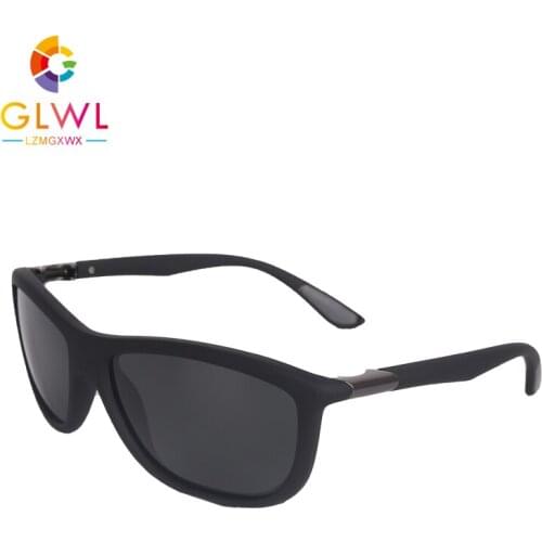 Sun Glasses For Men Vintage Polarized Sunglasses Male 2021 Eyeglasses Fashion Style Shades Boys Sunglases Luxury Black Lenses