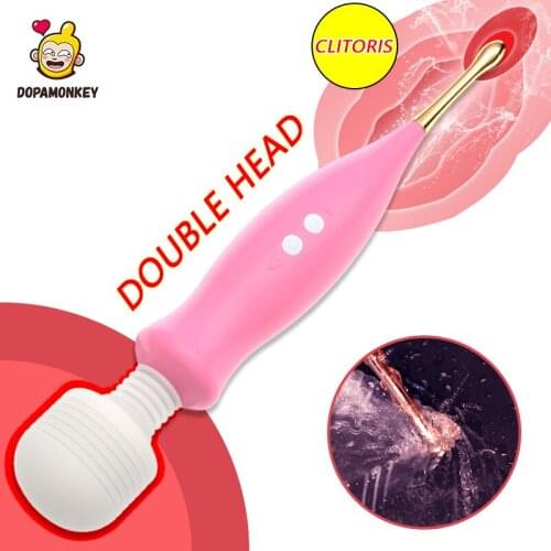 DOPAMONKEY Clitoris Stimulator G-Spot Vibrators for Women Orgasm massage Two functions Sex Toys for Adults Vibrator Product