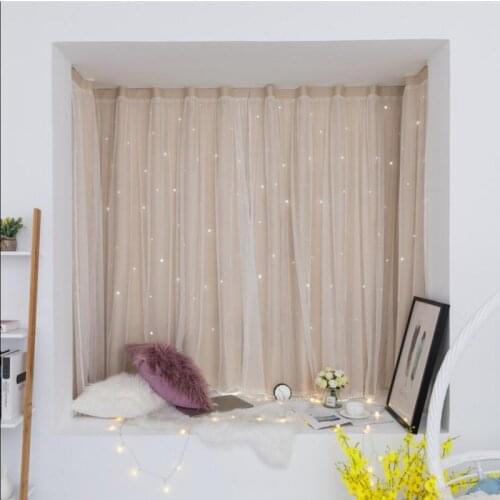 1pcs Punch-free Velcro Simple Fresh Wind Curtain Shading Bedroom Rental House Partition Simple Curtain Mosquito Curtain F8374