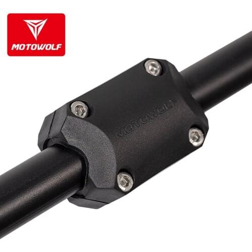 MOTOWOLF Motorcycle Bumper Protection Block Guard bar anti-fall block Modified protective bar anti-friction protective cover