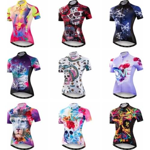 2019 Cycling Jersey Women Short Sleeve Bicycle Clothing mtb Shirt Ropa Ciclismo Bike Jerseys Shirts Tops Road Qucik Dry Maillot