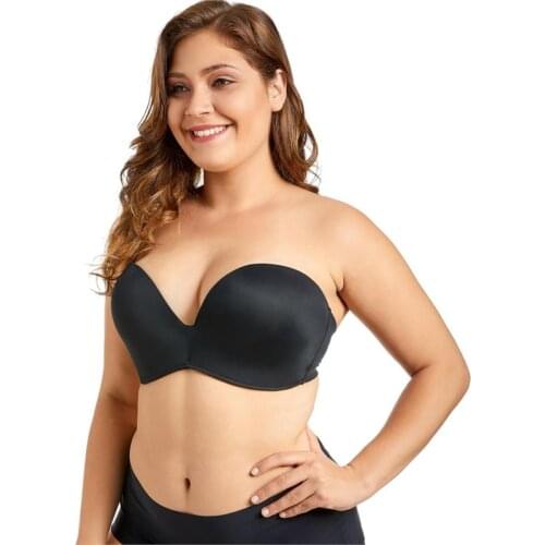 Sexy Strapless Lingerie Invisible Bra for Wedding Push Up Bra Women Seamless Bralette Lace Underwear Party Dress Bikini Bras