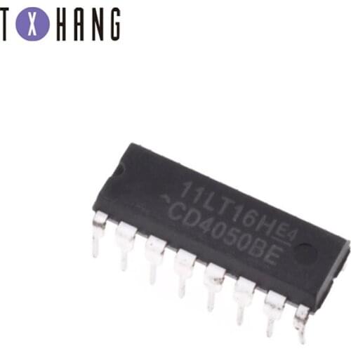 10PCS CD4050BE DIP16 CD4050 DIP 4050BE DIP-16 new and original IC diy electronics