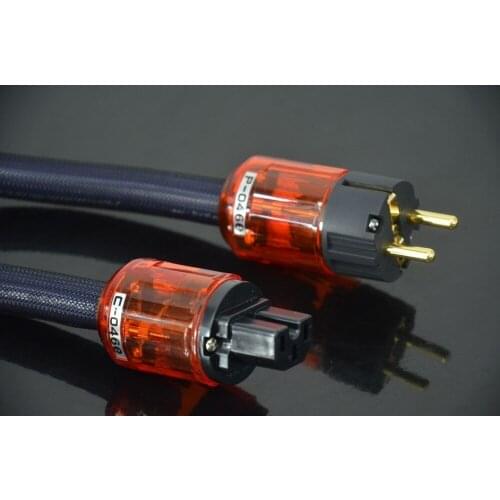 Free shipping Hi End HIFI Audio Power Cable Cord EU plug