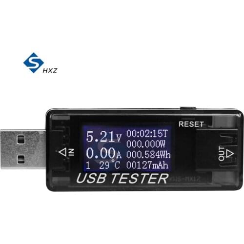 KWS-MX17 Digital Dispay 8-in-1 Tester DC4-30V USB Tester Current Voltage Meter Battery Charger Capacity Doctor