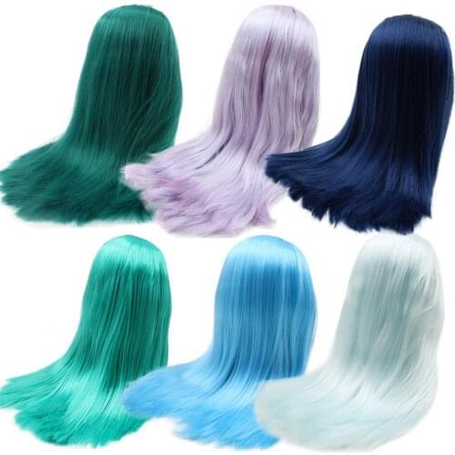 DBS blyth doll icy rbl scalp and dome straight hair wig