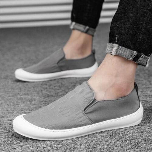 Men Non-Leather Casual Shoes Male Sneakers Men Breathable No-Slip 2021 Mesh Wear-Resistant Canvas Shoes Tenis Masculino Sapato