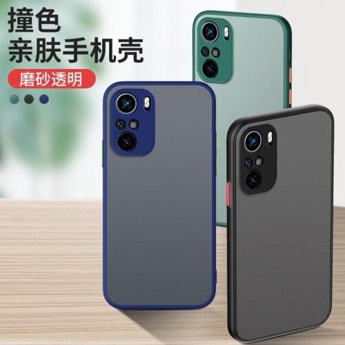 For Poco F3 Silicone Matte Coque Funda Phone Case for Xiaomi Pocophone Poko Poco F3 Case F 3 PocoF3 5G Coque Fundas