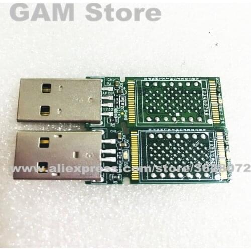 DIY U Disk PCB USB 2.0 LGA70U For iPhone 6S 6SP 7 7P PCIE NAND Flash Chip Become Large Fast Speed USB Flash Disk Programmer