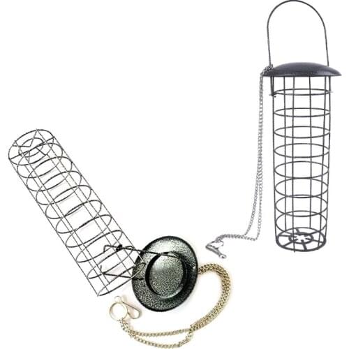 Chicken Feeder Basket Vegetable Fruit Veggie Hanging Coop Pigeon Chick Rooster Hen Fun Foraging Metal Treat Box Feeding