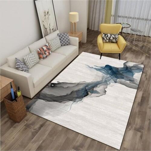 Carpets For Living Room Non-slip Simplicity Bedroom Decoration Rugs Geometry Flowers Home Crystal Velvet Large Rugs Mats