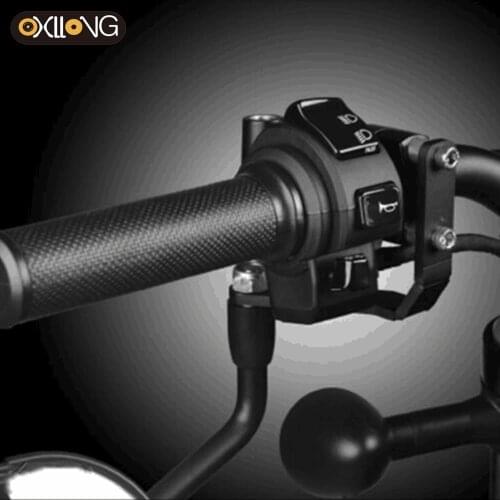 Handlebar Rear View Side Mirror Bracket For Honda CMX 500 300 Rebel 500 300 2019 2020 2021 Rearview mirror adjustment bracket