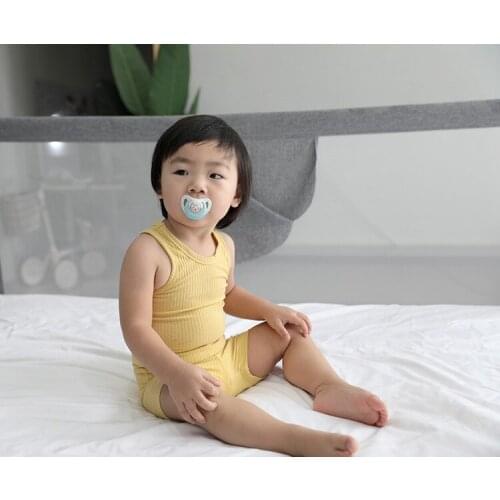 Summer 2pcs Children Toddler Kids Clothes Set Little Baby Boys Girls Sleeveless Tank T Shirt+Shorts Pants Outfit Ribbed Clothing