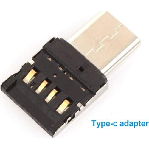 New 1PCS Universal Usb To Type C Adapter For Android Mobile Mini Type-C Jack Splitter Smartphone USB C Connectors OTG Converter