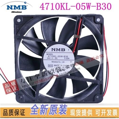 NEW NMB-MAT NMB 4710KL-05W-B30 12025 DC24V silence cooling fan