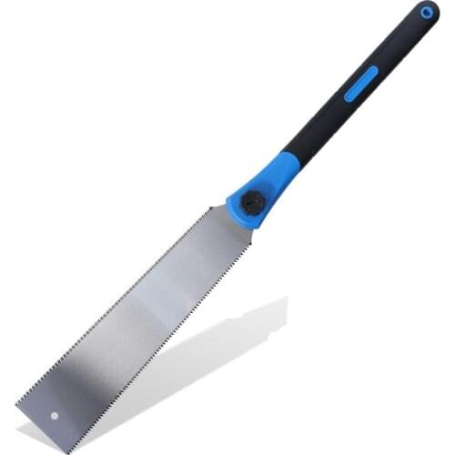 TOP Double Edge Razor Saw Japanese Style Pull Saw 12 / 7 Teeth Precision Hand Saw for Tenon Woodworking Tools