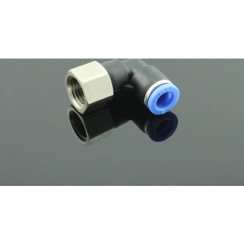 PLF Female Elbow one touch brass nickel-plated PLF 04/06/08-R01/R02 high quality pneumatic quick fittings