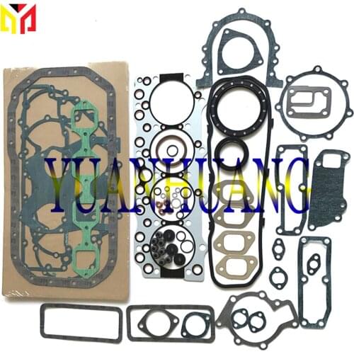 4D130 Engine Full Gasket Kit Overhual Set For Komatsu Excavator Tractor Cylinder Head