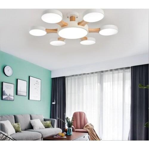 Nordic modern living room LED ceiling lamp simple round bedroom ceiling lamp study corridor hotel lighting