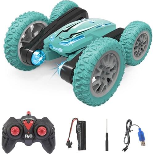 RC Car 2.4G Stunt Drift Deformation Radio Control Crawler 360 Degree Flip RC Vehicle With LED Light Toys For Kids Gifts
